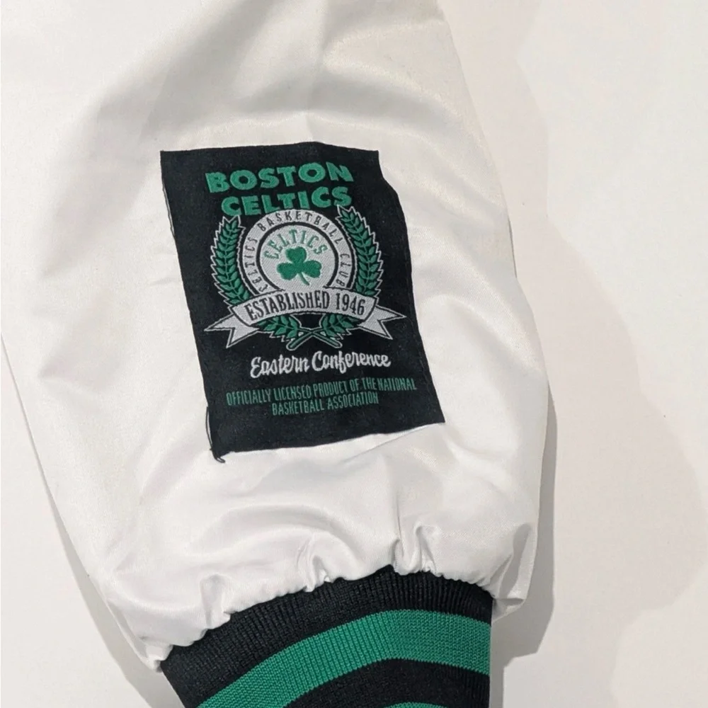 White Celtics Men's Jacket